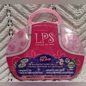 Littlest Pet Shop Magnetic Paper Dolls 1 Magnetic Tin 2 Magnetic Doll Sheets New